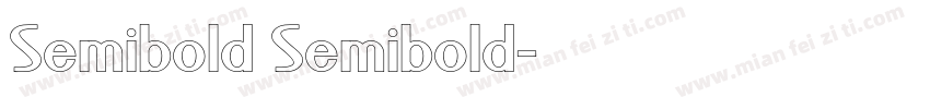 Semibold Semibold字体转换
